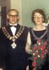 Henry Scotson, Chairman of Tyldesley Urban Council, Lancashire with his wife Phyllis.